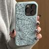 Черный силиконовый чехол-паутина для iPhone 13 16 15 14 12 Pro Чехол для iPhone 15 16 Plus 13 11 12 14 15 16 17 Air Pro Max Чехлы