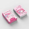 Sanrio фотокарточки товары ЛОМО иллюстрации фотокарточки 60 шт + мини наклейки 32 шт, Моя Мелодия, 1 шт