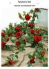 Artificial Rose Vine for Air Conditioner Pipe and Ceiling Wall Decoration