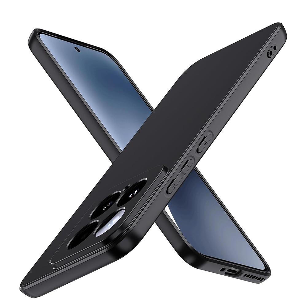 Роскошный Матовый Силиконовый Мягкий Чехол Для Xiaomi Mi 15 14 14T 13 13T 12 12X 12S 12T Lite Pro Ultra Сплошной Черный Матовый Чехол ТПУ Оболочка