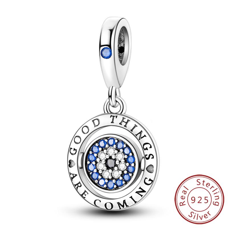 Медные Шармы Бусины Глаз Дьявола Крест Ангел Шармы Подходят для Оригинальных Браслетов-Шармов Подвески Изысканное Изготовление Ювелирных Изделий Своими Руками Для Женщин