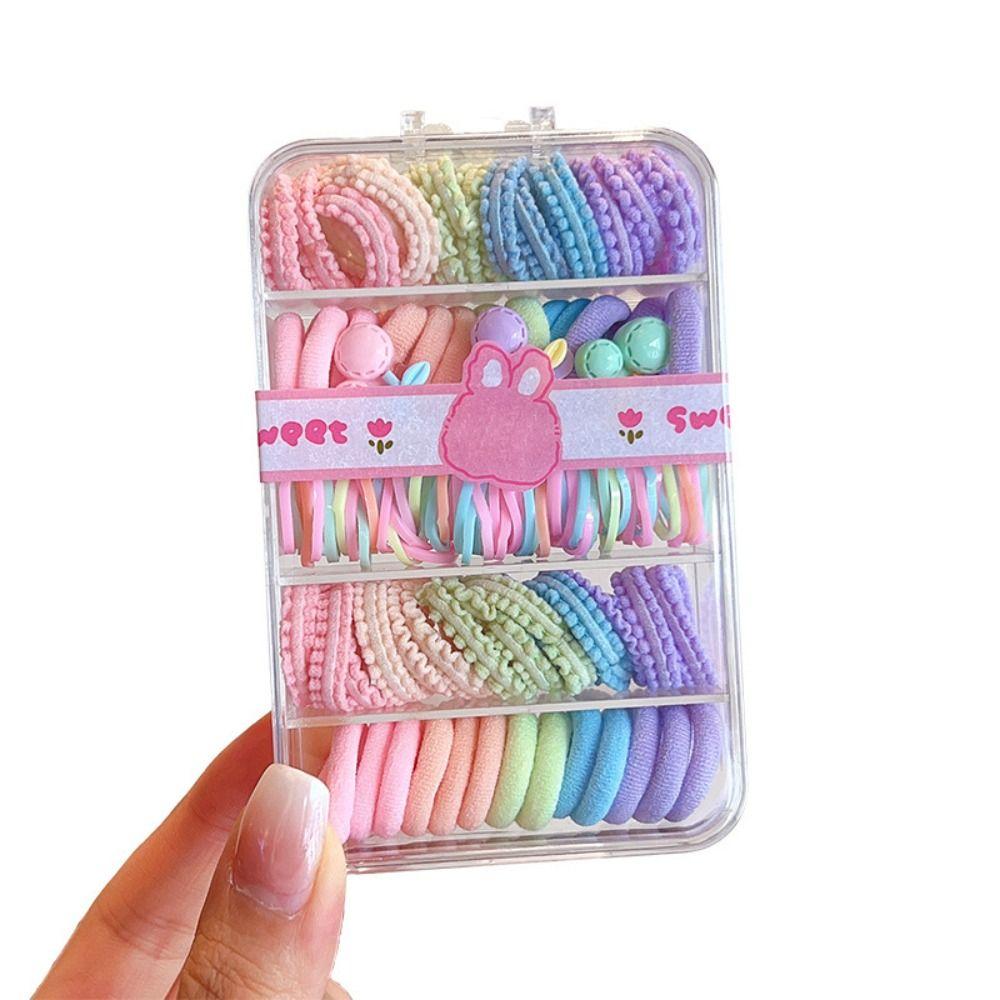 Spiral Design Mini Hair Bands High Elasticity Thin Hair Ties New Baby Hair Ties For Kids