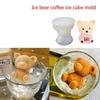 Ice Mold Mousse Cake Silicone Mold 3D Bear Ice Cube Mold Cola Coffee Milk Tea
