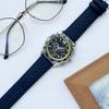 Mens Luxury Sport Quartz Watch Stainless Steel Waterproof 6-Hand Casual Wristwatch With Compass