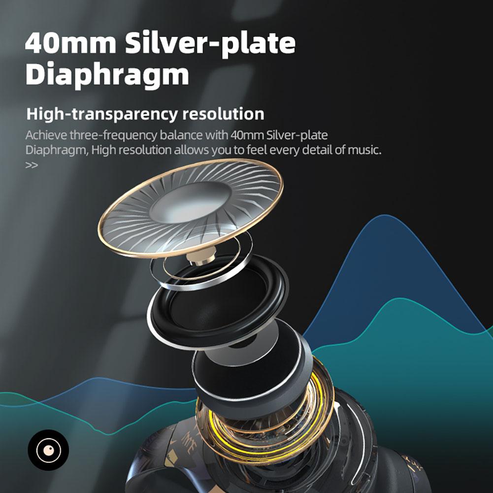 Игровые наушники Беспроводные наушники с рисунком граффити Складная стереозакрытая гарнитура со съемным микрофоном с поддержкой TF