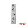 4 Design Flowers Thank You Stickers Round Scrapbook Packaging Sealing Labels Stationery Stickers 100-500pcs