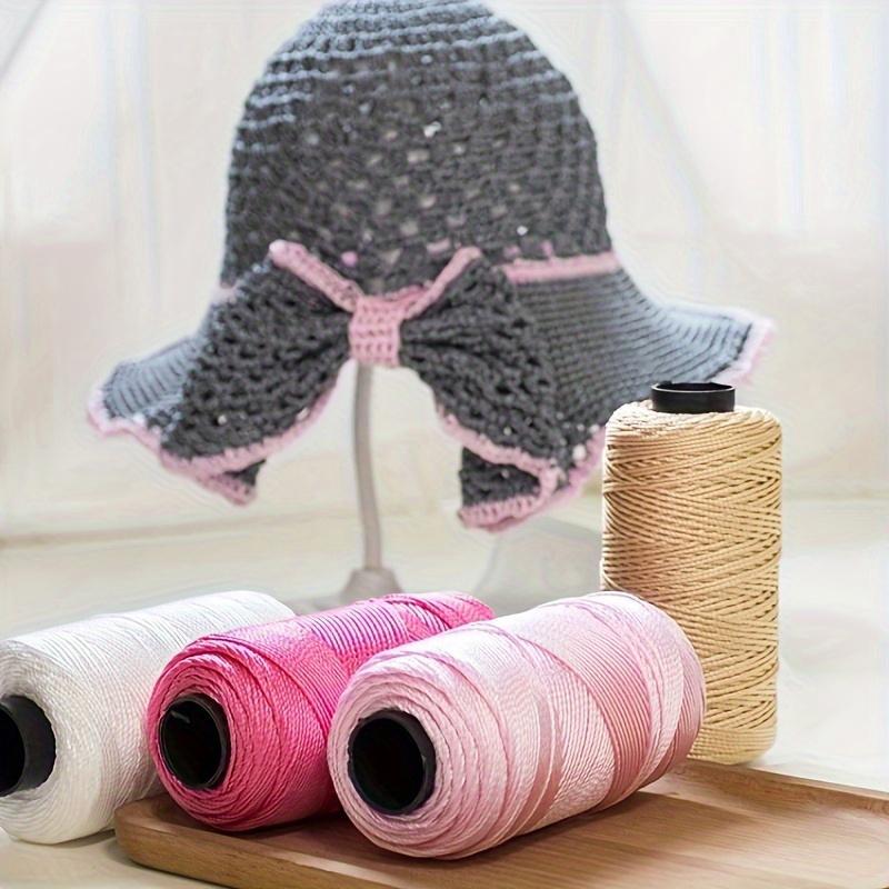 110 г/рулон пряжа из трех нитей для вязания крючком сумка шапка обувь полипропиленовая пряжа нить для ручного вязания кукла амигуруми тапочки 1,5 мм