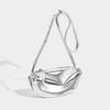 Silver Feminine Shoulder Bag Luxury Casual Bun Bag for Cloud New Bracelet