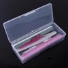 Nail Art Tool Storage: Transparent Plastic Box for Pigments and Microblading Supplies