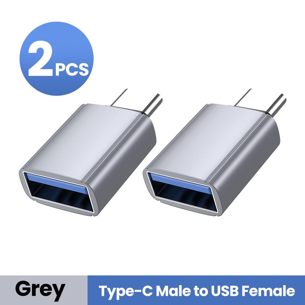 OTG-адаптер Type C на USB A, USB 3.1 на Type C Female, для быстрой зарядки и передачи данных, для iPhone 17 15 16 Samsung PC 3