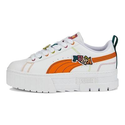 Кроссовки Mayze Pierced White Orange Brick Женские 386582-02