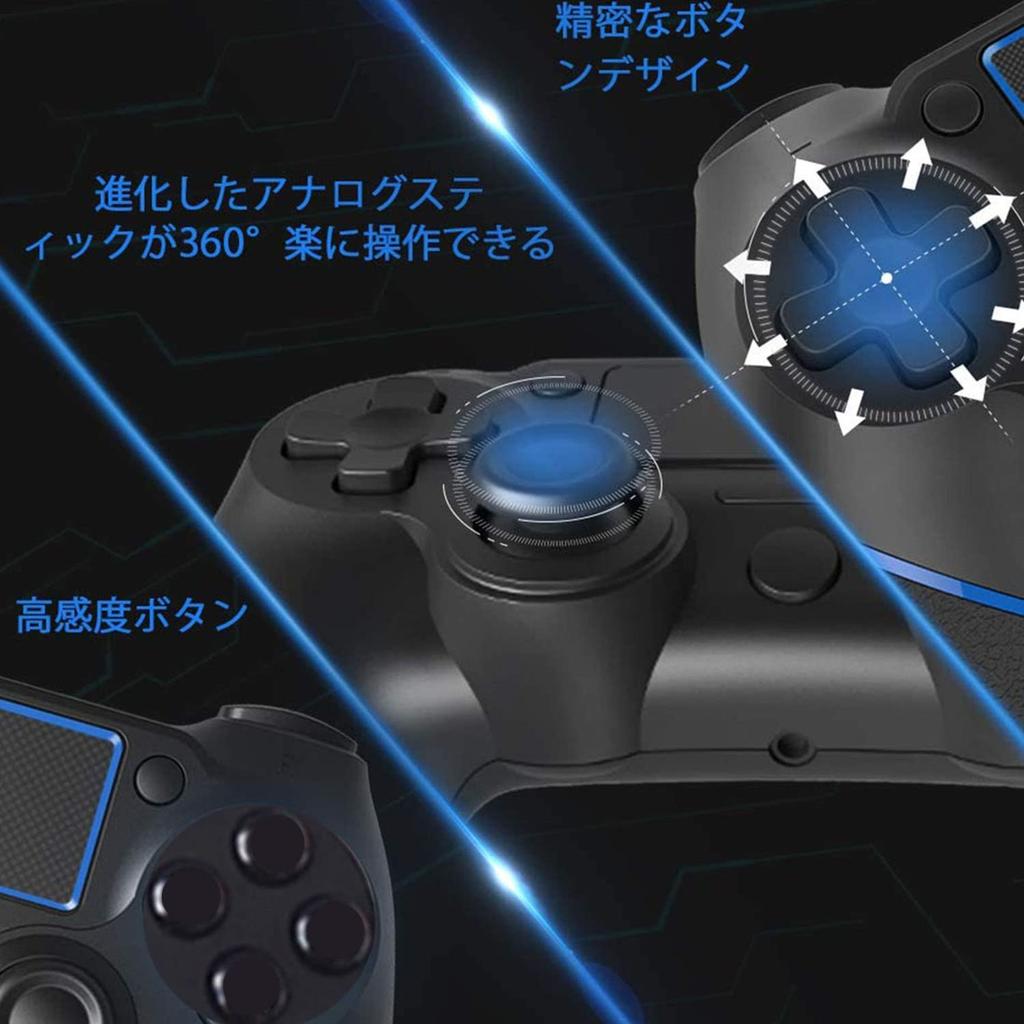 P4 Controller Wired PlayStation 4 Gamepad USB Connection System Compatible Ergonomic Double Vibration Gravity Sensitive Function High Durability