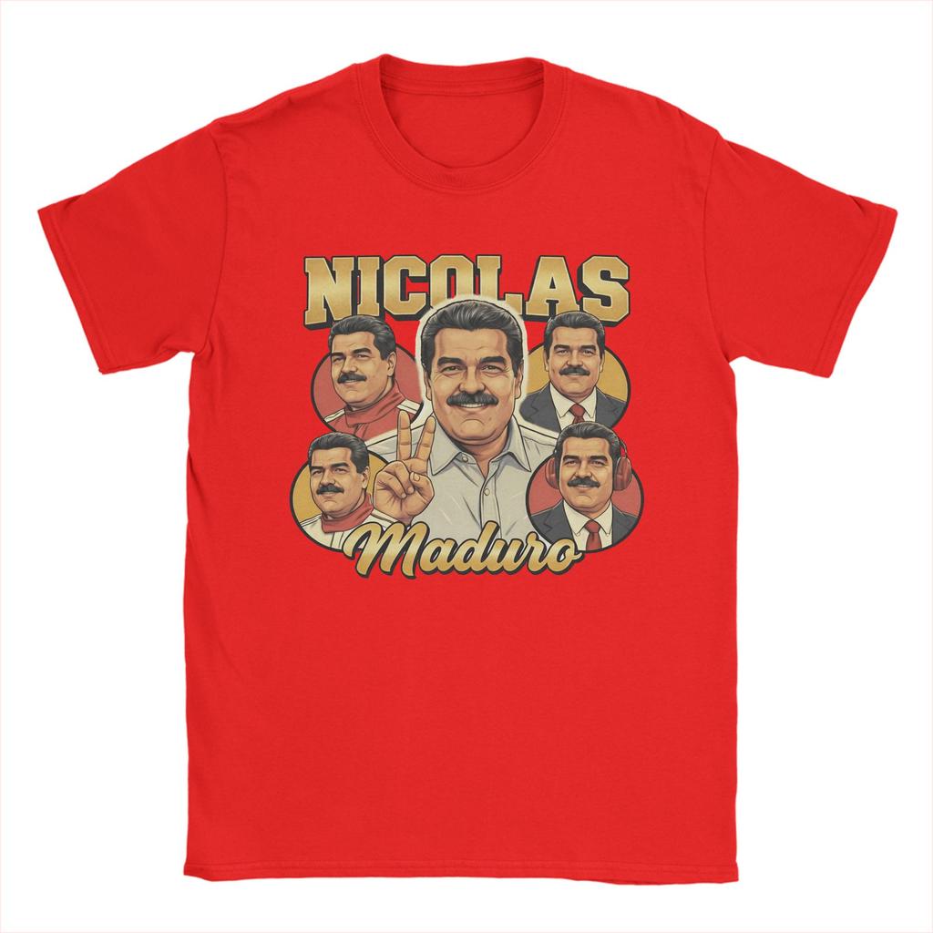 Venezuela Captures onsite Maduro Tshirt 2026 Summer Mens Luxury Fashion Cotton Fun Tshirt Round Neck Street Wear Y2K Gift