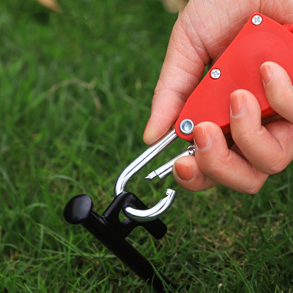 Camping Tent Rope Thicked Reflective Tent Rope Pulley Cordwith Metal Tensioner for Camping Hiking Ca