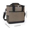 Многоцелевая термосумка для пикника большой вместимости с квадратным пакетом для льда