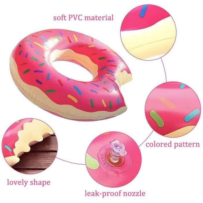 Плавательный круг - Пончик - 120 см - Сверхтолстый винил - Унисекс - Для взрослых и детей