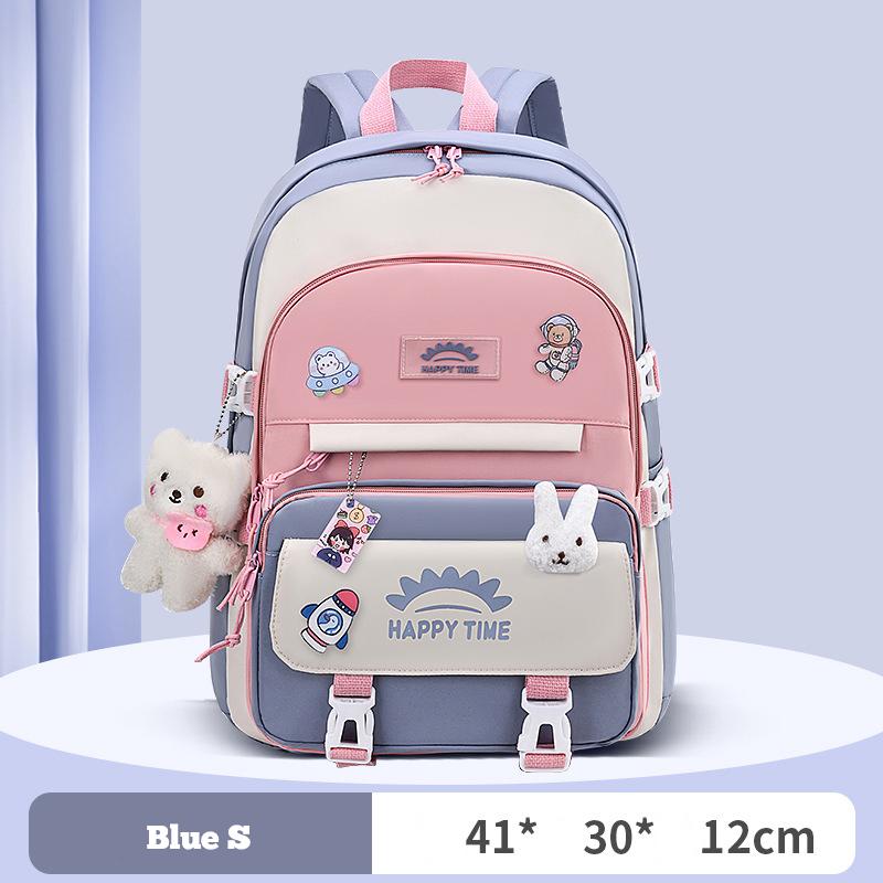 Winter New Primary School Schoolbag Load Reducing Backpack, Large Capacity, Trendy Backpack