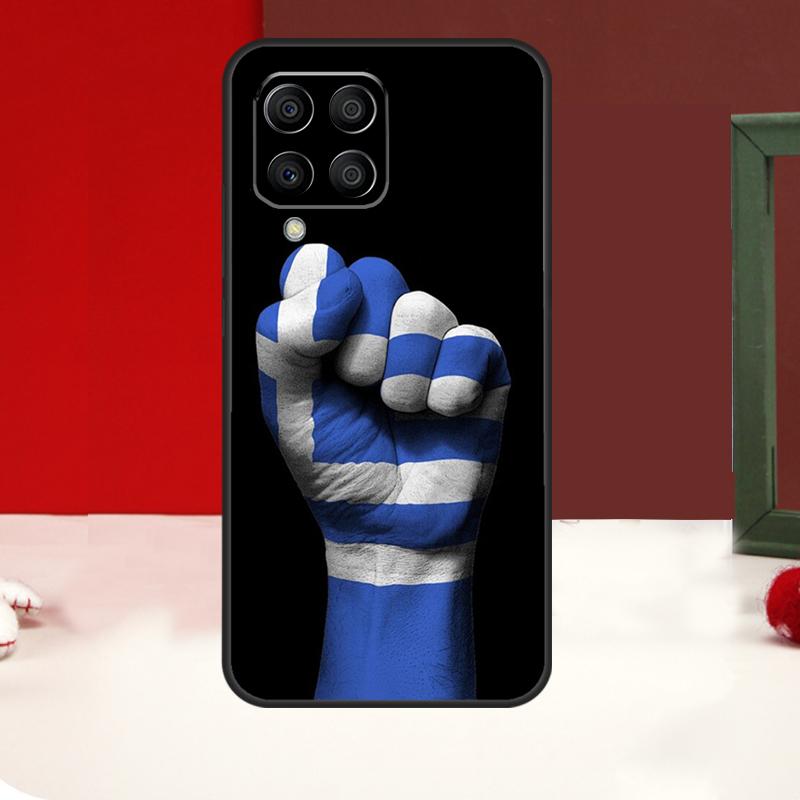 Греция Греческий Флаг Чехол Для Samsung Galaxy M55 M35 M15 M56 M36 M16 M31 M21 M13 M33 M53 M12 M32 M52 M14 M34 M54