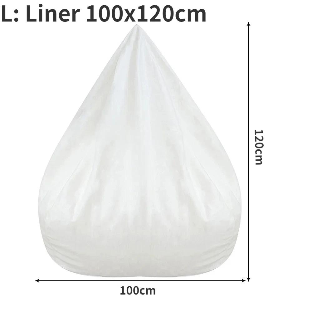 Сменный внутренний чехол для дивана, съемный внутренний чехол для ленивого дивана, моющийся, подходит для кресла-дивана 70x80 см / 80x90 см / 100x120 см