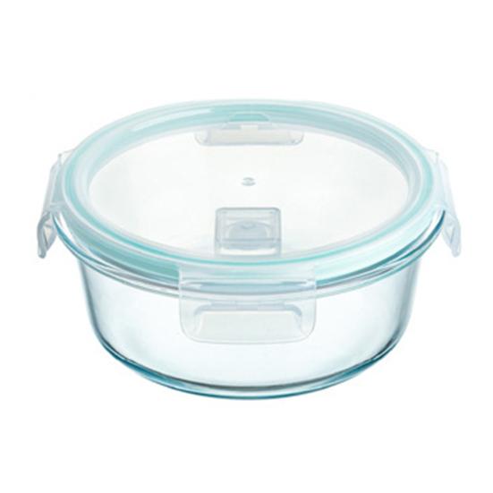 Стеклянный ланч-бокс Bento Box Разделенные контейнеры для приготовления пищи с крышками Штабелируемые многоразовые контейнеры для хранения продуктов