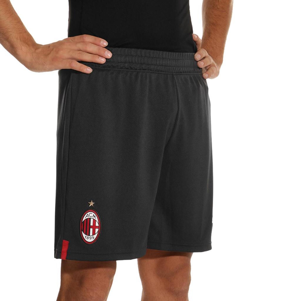 PUMA AC Milan Soccer Bottoms Men's Black Moderate Straight Fit Pants 765856-01