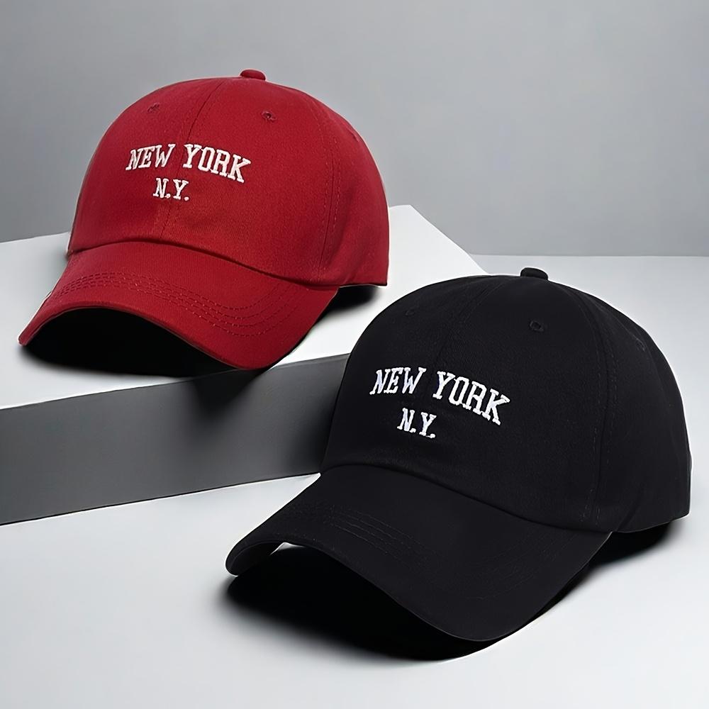 Бейсболка Ny" York Новый Бренд Последняя "Свежая Вышивка Стежком 2 шт. Кепки - Легкая, Дышащая, Регулируемая Snapback Для Мужчин и Женщин