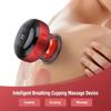 Smart Vacuum Cupper Body Cupping Scraping Massager Electric Heated Suction Cup Device Back Neck Arm Massager Relieve Fatigue