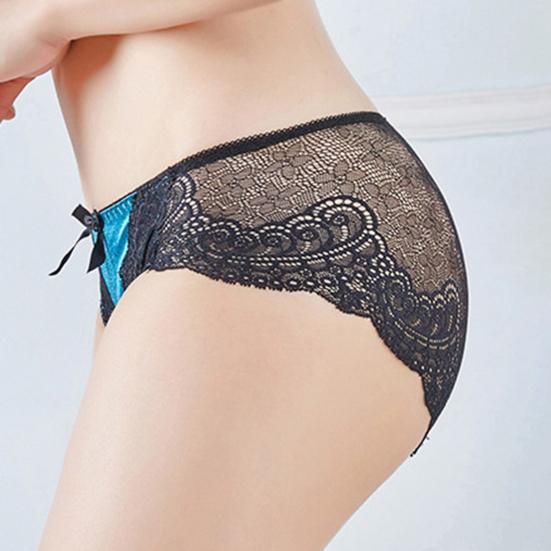 Stylish Lady Briefs Bowknot Decor Thin Protective