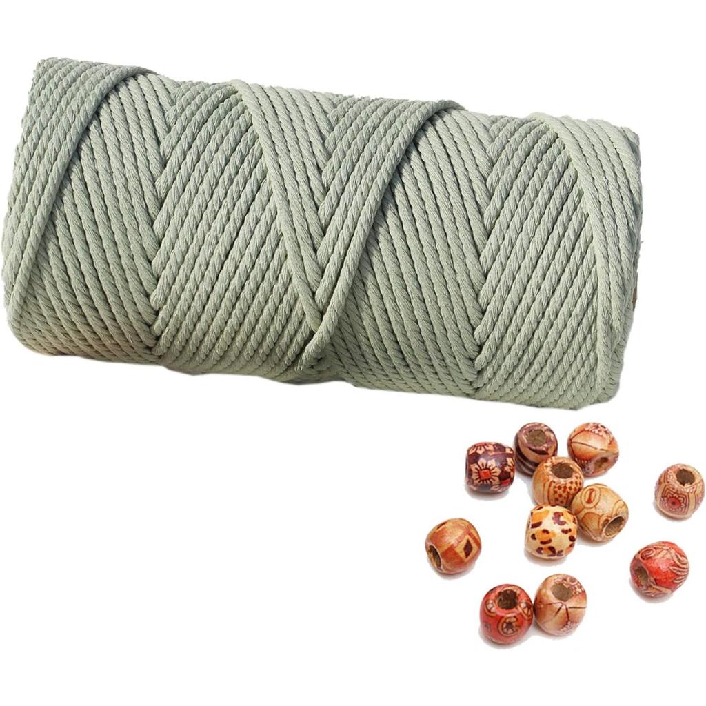 Шнур макраме 4 мм 100 м, хлопковая веревка, веревка, поделки, сделай сам, цветная нить, витой шпагат, ручное шитье, домашнее свадебное украшение
