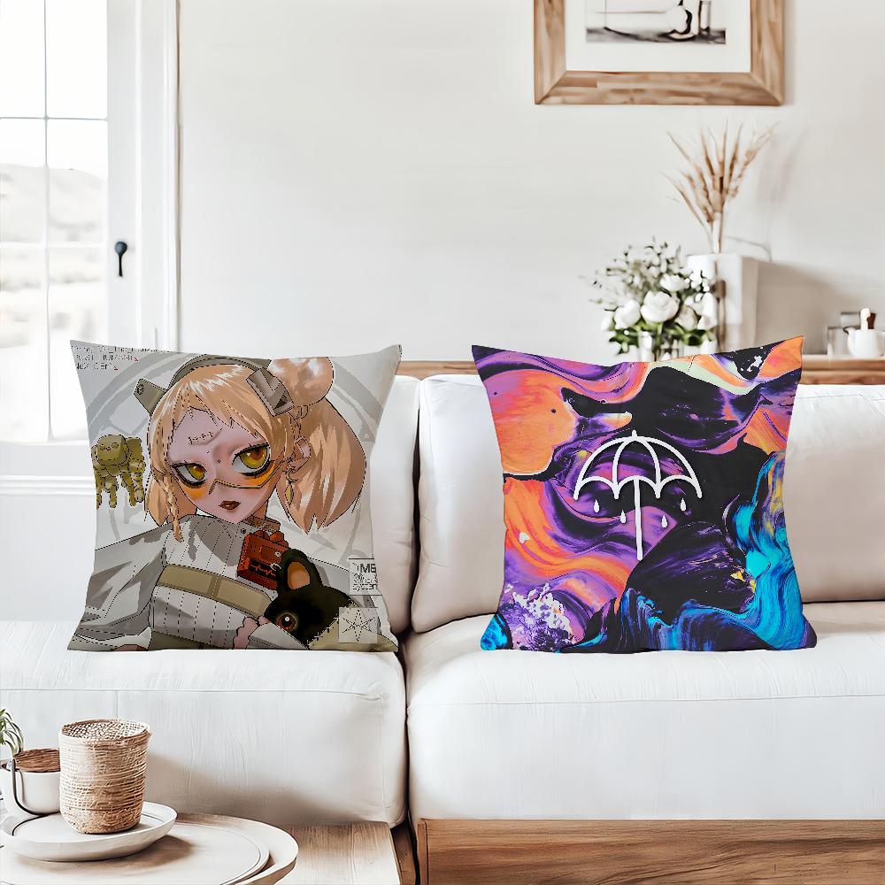 Band B-Bring Me The H-Horizon Pillow Case Suitable For Bedrooms Living Rooms Cars Home Decoration