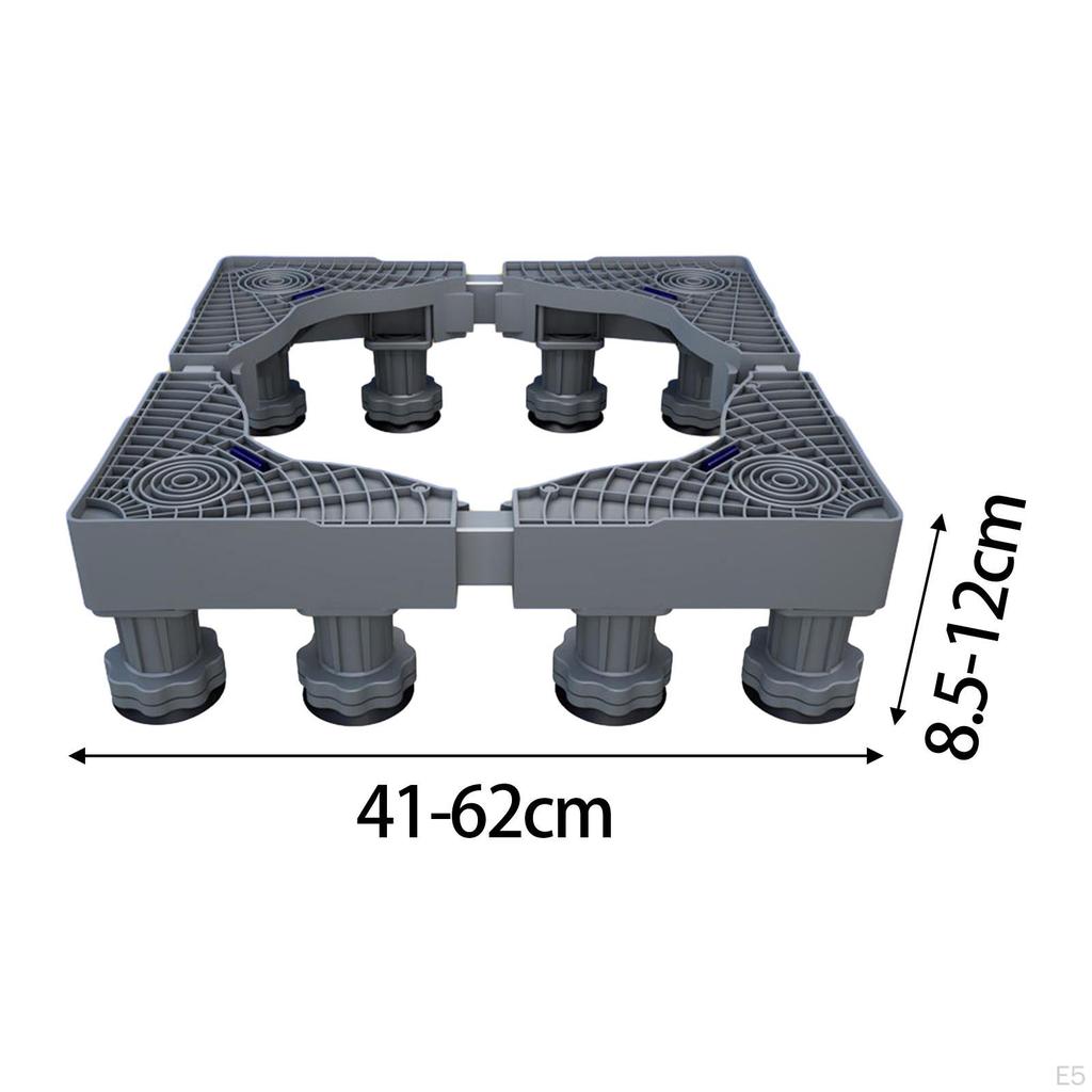 Adjustable Washing Machine Base Laundry Dryers Holder Washer Pedestal Fridge Undercarriage Stand