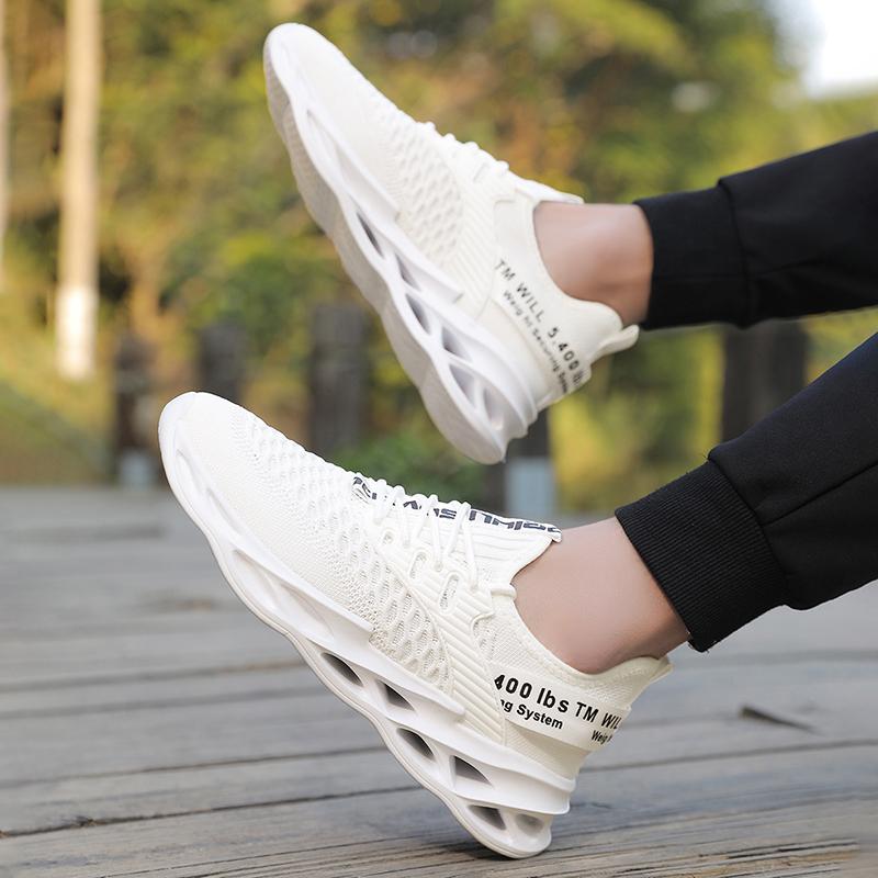 Модная мужская высококачественная обувь кроссовки платформа тренировочная дышащая толстая подошва противоскользящая женская для бега повседневная обувь большой размер