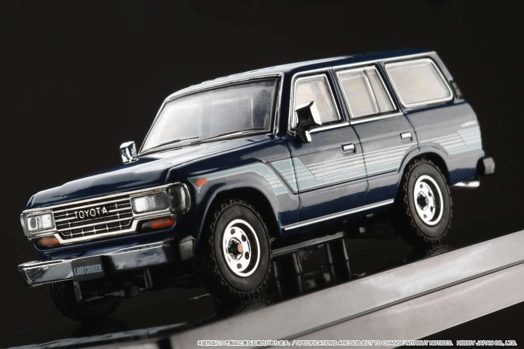 Hobby JAPAN Toyota LANDCRUISER 60 GX 1988 Optional Side Sticker Blue Finished Product HJ642039BBL 1/64 /