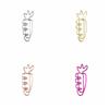 20pcs Cartoon Paper Clips Metal Bookmark Holder Students Stationery Paper Decorative Clip  Home