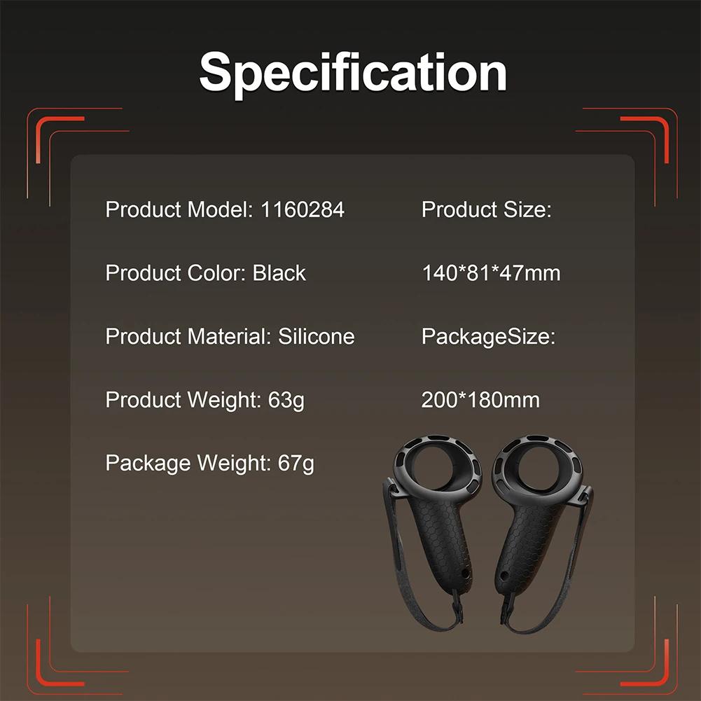 Силиконовые накладки-удлинители для контроллеров, противоскользящие накладки, защита для контроллеров для Meta Quest 3S/Quest 3, VR-аксессуары