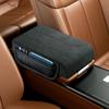 Car Center Console Cover Armrest Sponge Filler with Storage Pockets Arm Rest Pad for