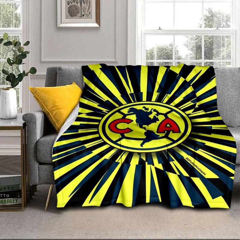 Club America Emblem Portable Blanket/Soft Blanket Bedding Blanket Suitable for Travel Camping Living Rooms Offices Sofas Fan Gifts