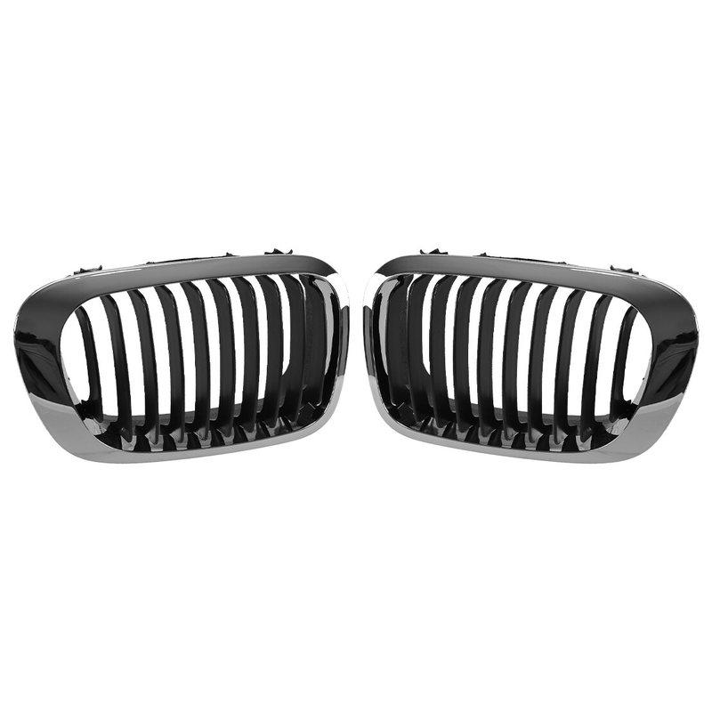 1 Pair Front Bumper Hood Grilles 51138208684 51138208685 Fit for BMW 3 E46 M3 Cabrio Coupe 51138208683 51138208686