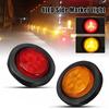 2 шт. Желтые красные 4 светодиодных боковых габаритных фонаря оранжевая лампа индикатора 10 В-30 В для грузовиков прицепов караванов автофургонов грузовиков лодок