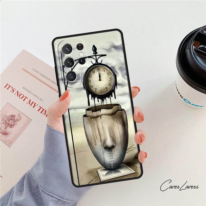 Чехол для телефона с картиной Сальвадора Дали Для Samsung Galaxy S24 S25 S23 S22 Ultra Note 10 20 Plus S20 S21 FE Чехол