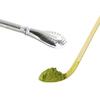 Ложка для чая Matcha Chashaku + трубочка из нержавеющей стали с фильтром