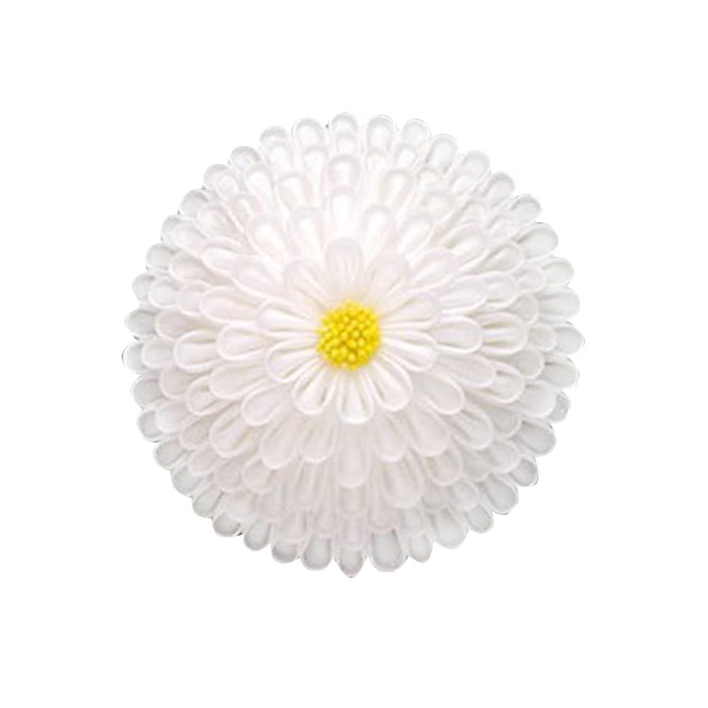 misakinoya Tsumami Zaiku Material Silk Colorful Thin Hair Handmade 500 Pieces Kit, Pre-Cut Fabric, Fabric, Ornaments, DIY, Crafts, (White, 3cm)