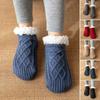 Couple Socks Fashion Pattern Keep Warm Washable Non Slip Knitting Floor Socks for Home