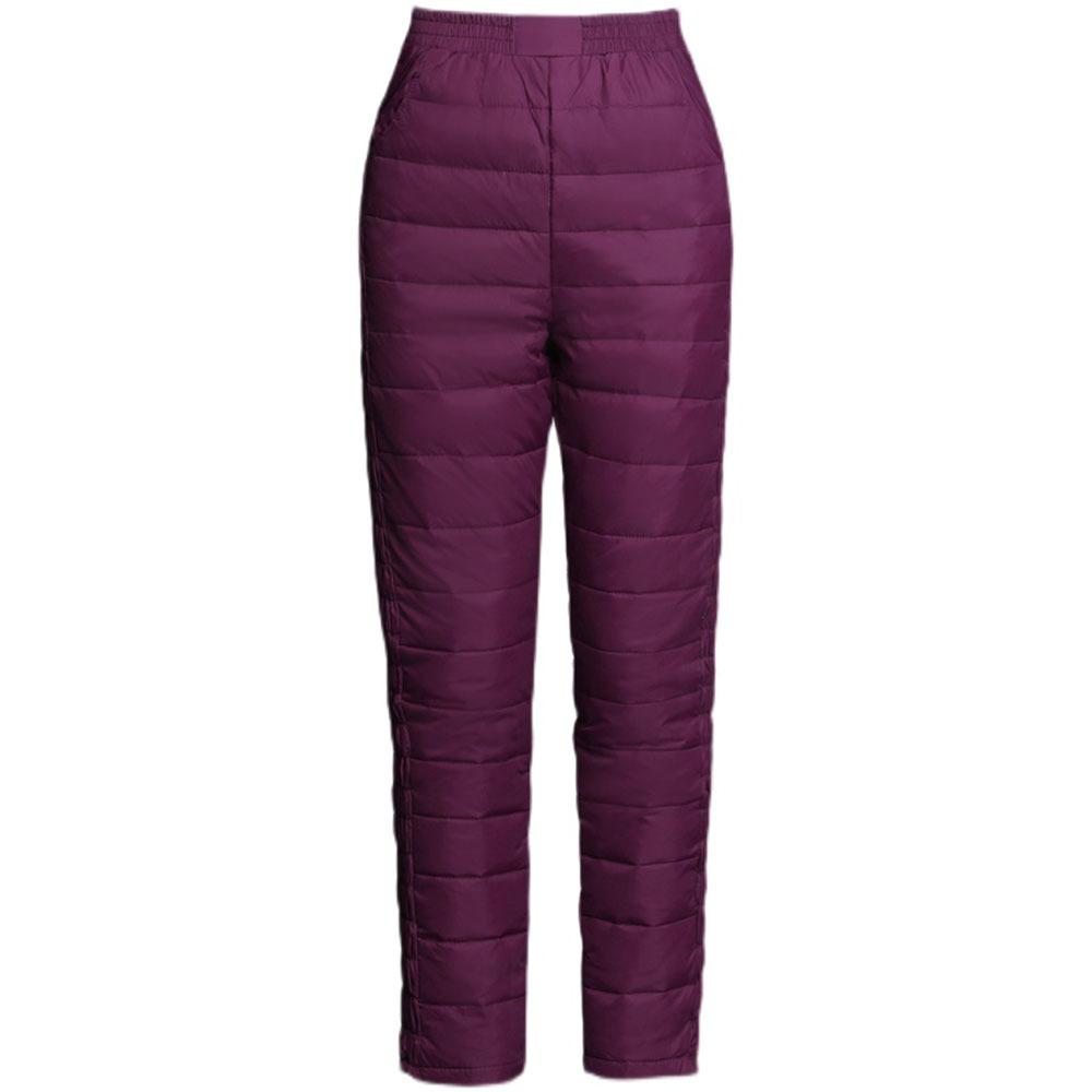 Women Pants Trousers Winter High Waisted Outer Wear Women Female Fashion Slim Warm Thick Duck Down Pants Trousers