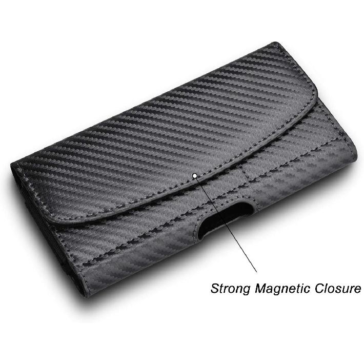 Large Phone Holster for Motorola Moto G Stylus 5G 2025 2024 G Power G Pure G Play One 5G Ace Edge 2022 PU Leather Belt Case with Belt Clip Cell Phone