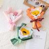 DIY Sunflower Flower Bouquets Carnation Rose Simulation Flower Valentine's Day Gift