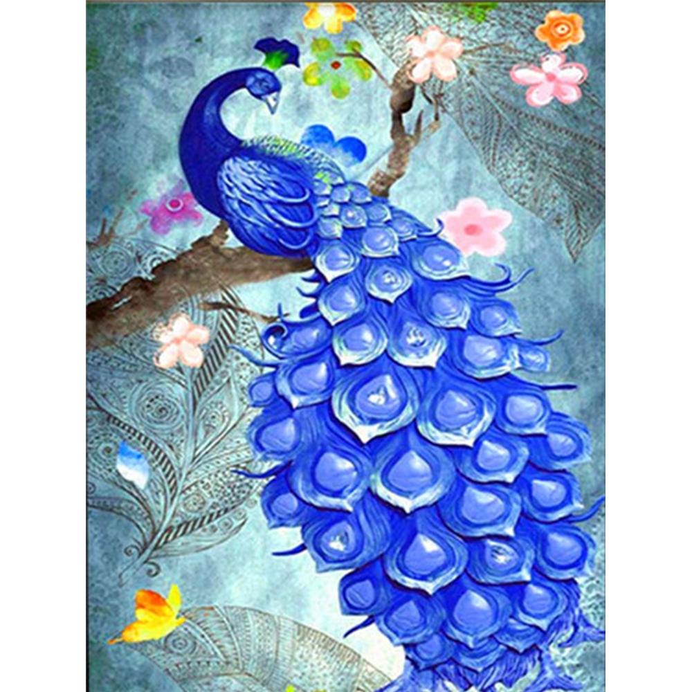 DIY Diamond Painting Kit Animal Diamond Embroidery Cross Stitch Peacock Pictures Of Rhinestones Mosaic Decortion