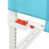 Toddler Bed Safety Rail Blue 180 x 25 cm Fabric