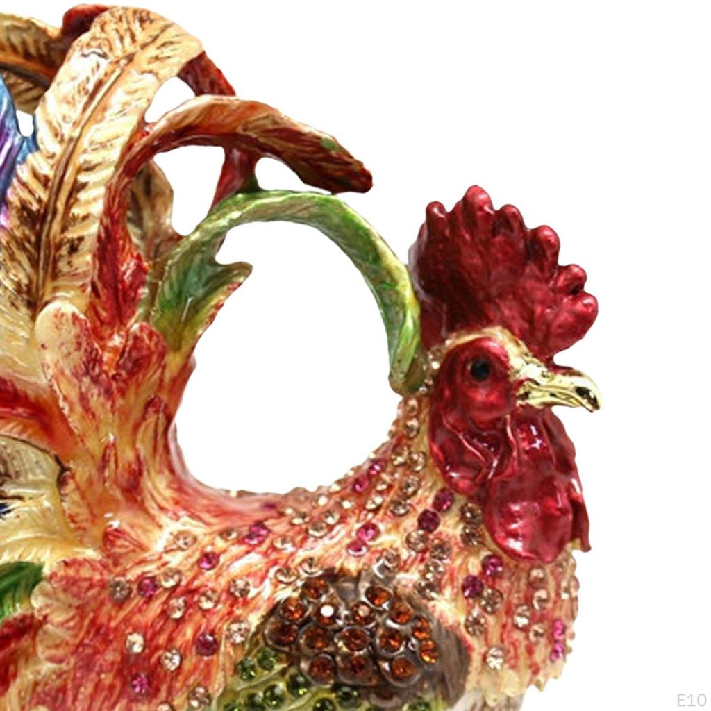 Подставка для ювелирных изделий в виде шкатулки для безделушек в виде петуха для женщин