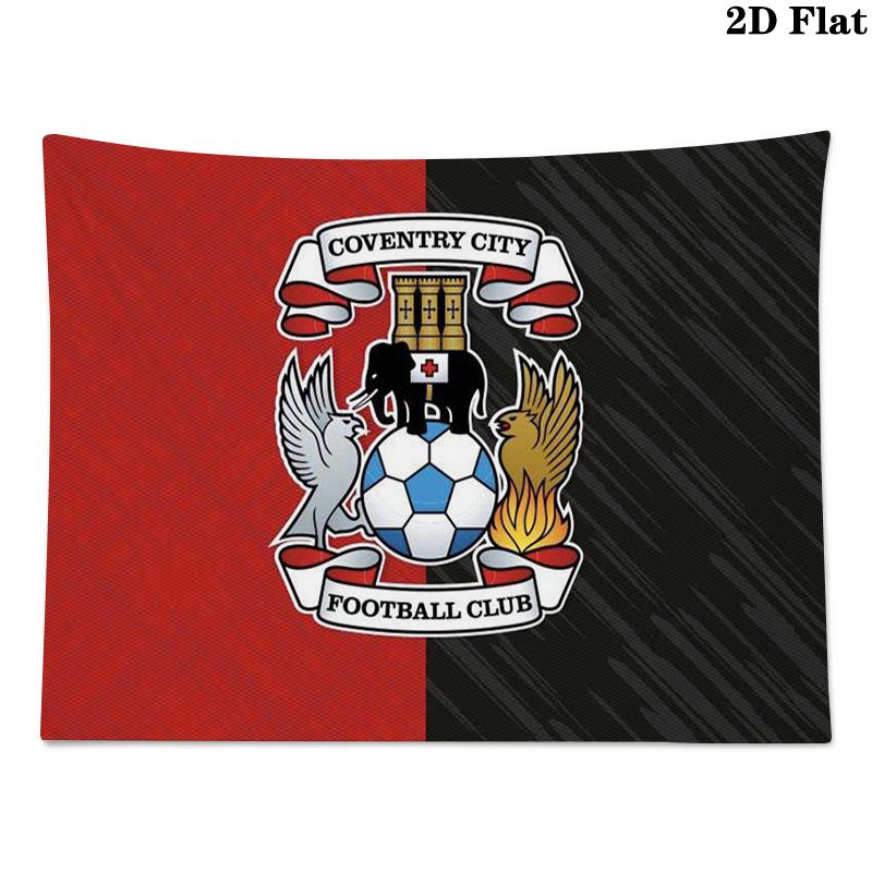Coventry City Wall Tapestry Aesthetic Wall Hanging Printed Fabric Blanket Decorative Tapestries for Bedroom Living Room Home Decor